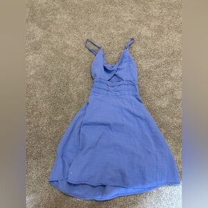 blue summer dress